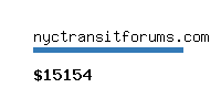 nyctransitforums.com Website value calculator