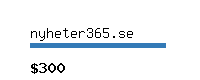 nyheter365.se Website value calculator