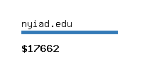 nyiad.edu Website value calculator