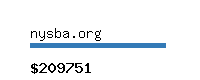 nysba.org Website value calculator