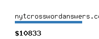 nytcrosswordanswers.com Website value calculator