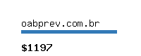 oabprev.com.br Website value calculator