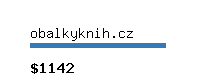 obalkyknih.cz Website value calculator