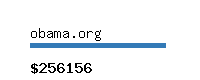 obama.org Website value calculator