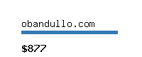 obandullo.com Website value calculator