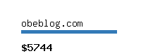 obeblog.com Website value calculator