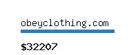 obeyclothing.com Website value calculator