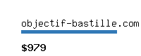 objectif-bastille.com Website value calculator