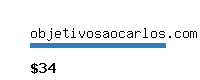 objetivosaocarlos.com.br Website value calculator