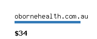 obornehealth.com.au Website value calculator