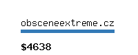 obsceneextreme.cz Website value calculator