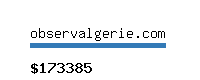 observalgerie.com Website value calculator