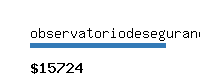 observatoriodeseguranca.org Website value calculator