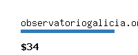 observatoriogalicia.org Website value calculator