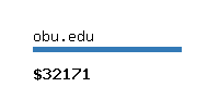 obu.edu Website value calculator