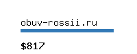 obuv-rossii.ru Website value calculator