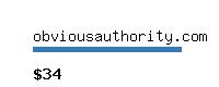 obviousauthority.com Website value calculator