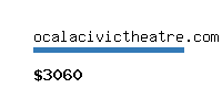 ocalacivictheatre.com Website value calculator