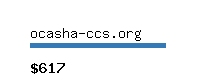 ocasha-ccs.org Website value calculator