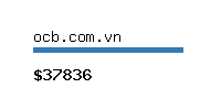 ocb.com.vn Website value calculator