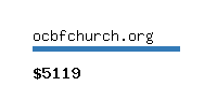 ocbfchurch.org Website value calculator