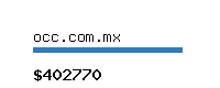 occ.com.mx Website value calculator