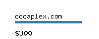 occaplex.com Website value calculator