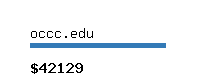 occc.edu Website value calculator