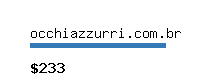 occhiazzurri.com.br Website value calculator