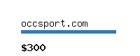 occsport.com Website value calculator