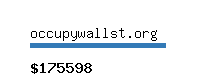 occupywallst.org Website value calculator