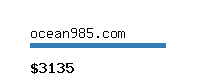 ocean985.com Website value calculator