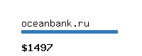 oceanbank.ru Website value calculator