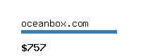 oceanbox.com Website value calculator