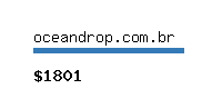 oceandrop.com.br Website value calculator