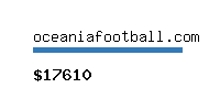 oceaniafootball.com Website value calculator