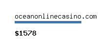 oceanonlinecasino.com Website value calculator