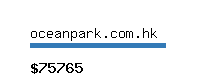 oceanpark.com.hk Website value calculator