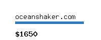 oceanshaker.com Website value calculator