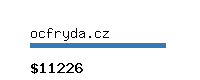 ocfryda.cz Website value calculator