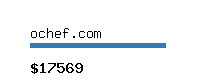 ochef.com Website value calculator