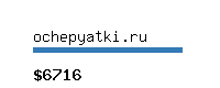 ochepyatki.ru Website value calculator