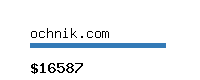 ochnik.com Website value calculator