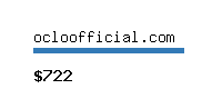 ocloofficial.com Website value calculator