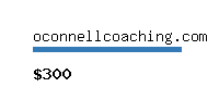 oconnellcoaching.com Website value calculator