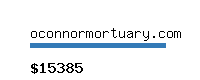 oconnormortuary.com Website value calculator