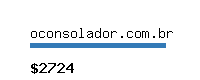 oconsolador.com.br Website value calculator