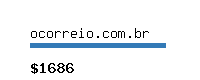 ocorreio.com.br Website value calculator
