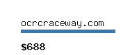 ocrcraceway.com Website value calculator