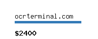 ocrterminal.com Website value calculator